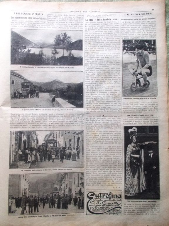La Domenica del Corriere 8 Settembre 1912 Puglie Tendopoli Umbria …