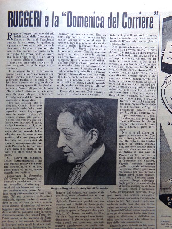 La Domenica del Corriere 9 Agosto 1953 Armistizio Corea Ruggeri …
