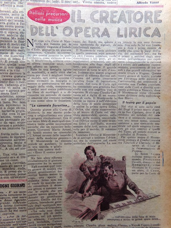 La Domenica del Corriere 9 Aprile 1944 WW2 Manipur Vannini …