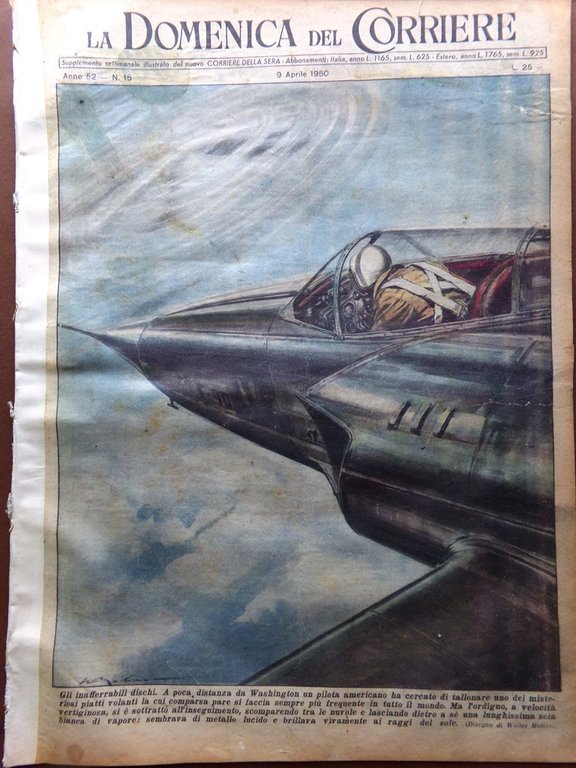 La Domenica del Corriere 9 Aprile 1950 Don Raffaele Attori … | Immagine Gallery 1