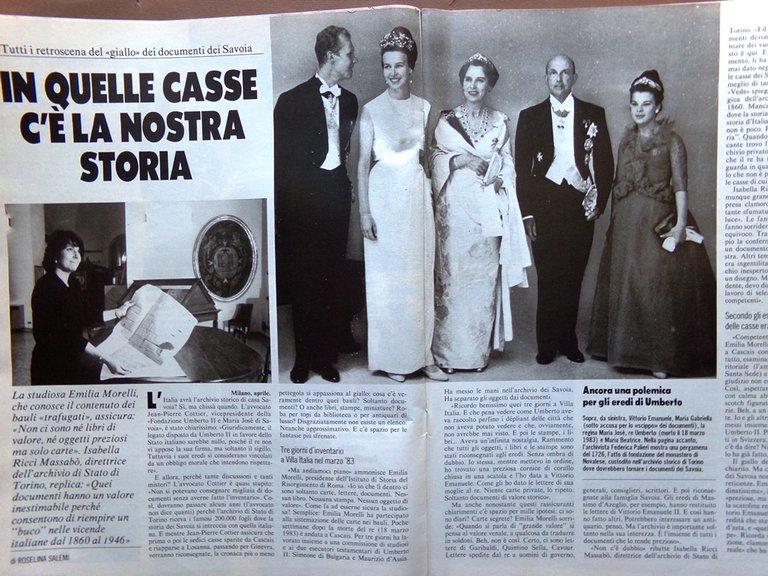 La Domenica del Corriere 9 Aprile 1987 Fermi Paul Newman …