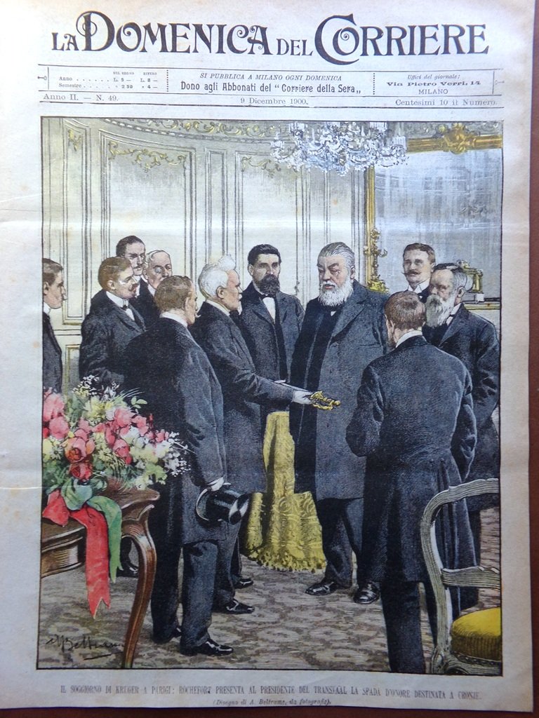 La Domenica del Corriere 9 Dicembre 1900 Pechino Musolino Calabria …