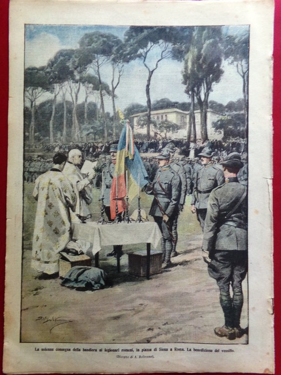 La Domenica del Corriere 9 Febbraio 1919 Fiume Ermete Novelli …