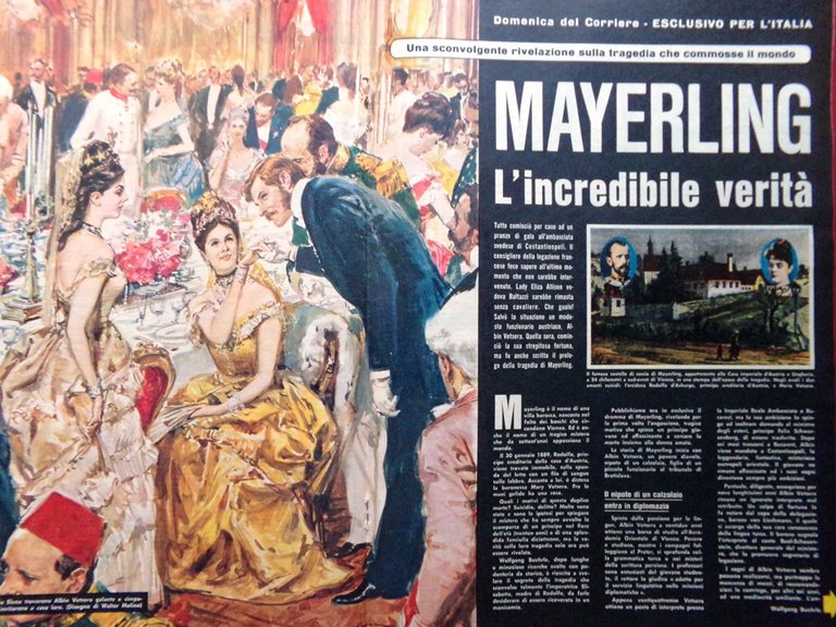 La Domenica del Corriere 9 Febbraio 1964 Luna Razzo Mayerling … | Immagine Gallery 4