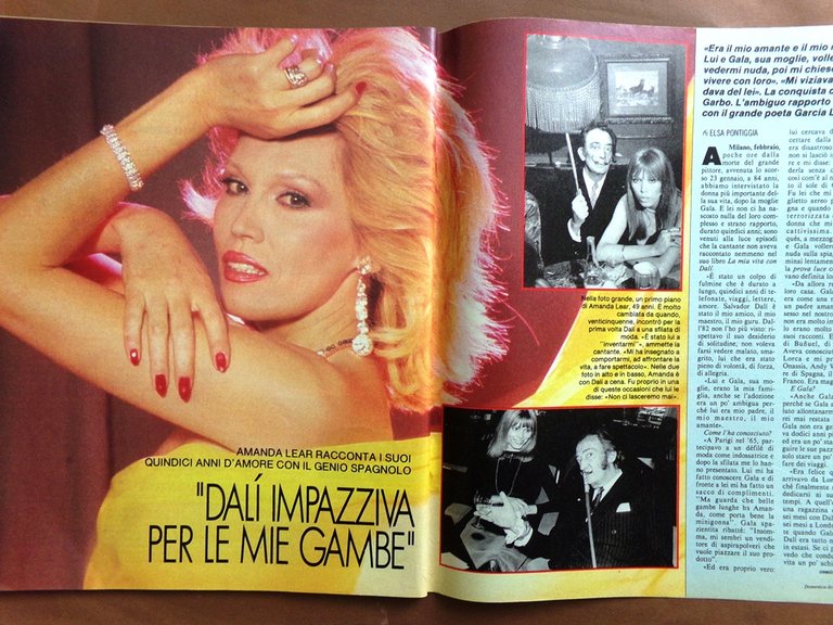 La Domenica del Corriere 9 Febbraio 1989 Sanremo Baudo Parisi …
