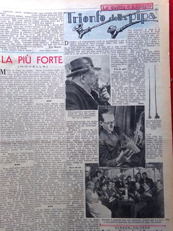 La Domenica del Corriere 9 Gennaio 1944 WW2 Carri Armati …