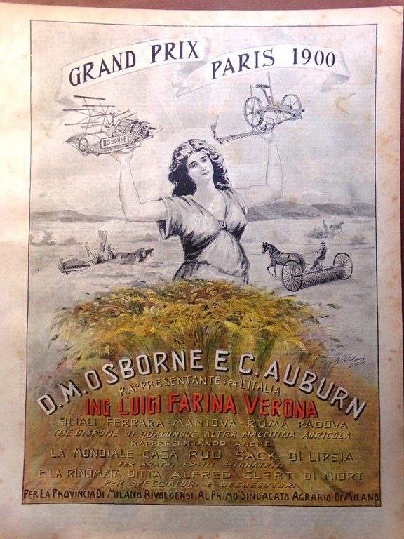 La Domenica del Corriere 9 Giugno 1901 Upsala Morelli Segnali …