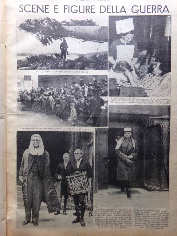 La Domenica del Corriere 9 Giugno 1940 WW2 Flotta Aerea …