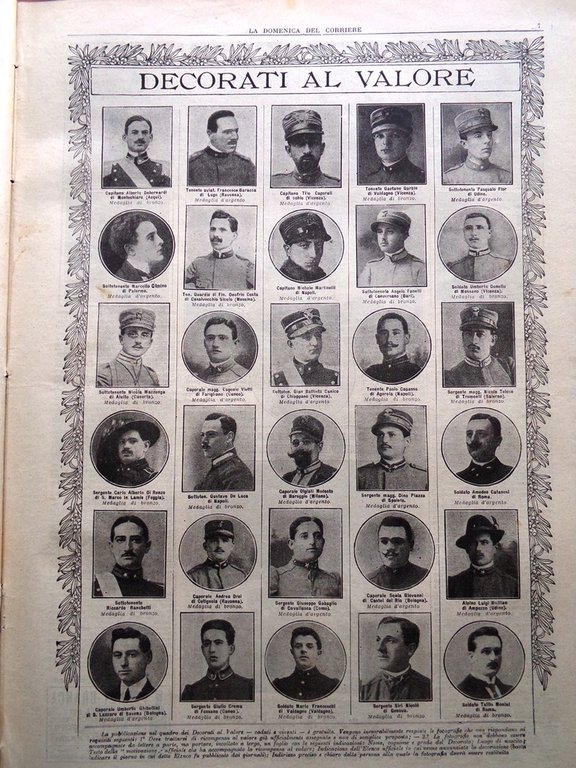 La Domenica del Corriere 9 Luglio 1916 WW1 Prigionieri Messico …