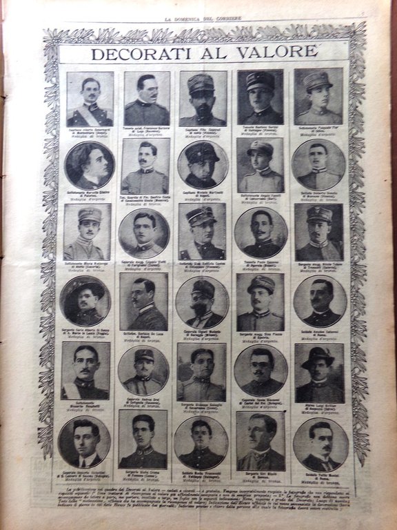 La Domenica del Corriere 9 Luglio 1916 WW1 Prigionieri Messico …