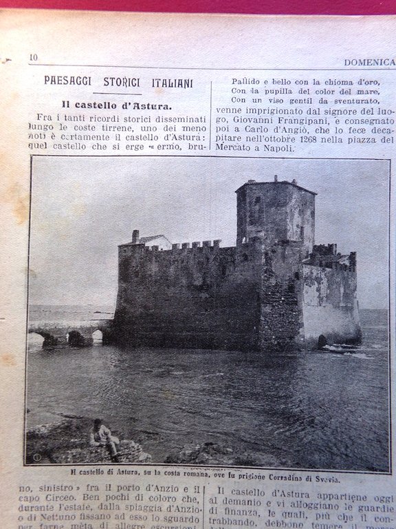La Domenica del Corriere 9 Maggio 1909 Sommergibile Foca Castello … | Immagine Gallery 4