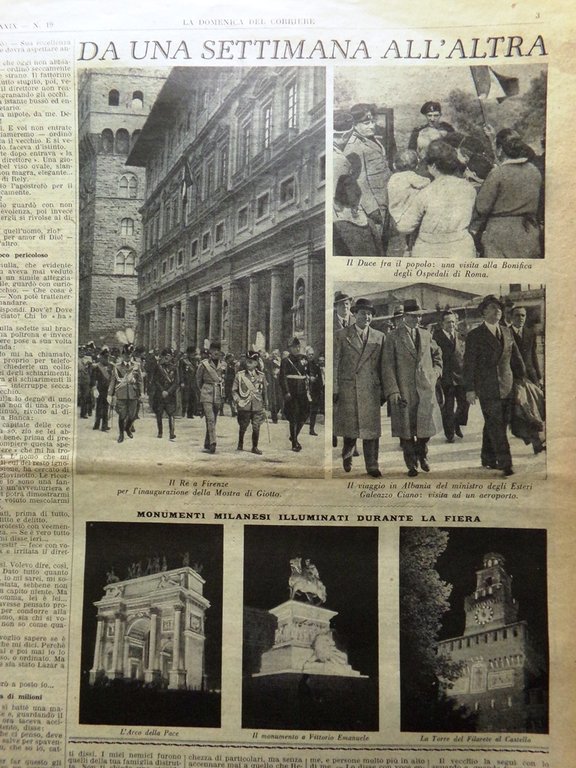 La Domenica del Corriere 9 Maggio 1937 Clem Sohn Deterding … | Immagine Gallery 2