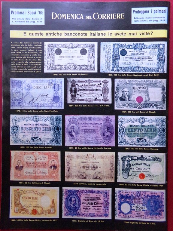 La Domenica del Corriere 9 Maggio 1965 Musiani Lira Beatles … | Immagine Gallery 6