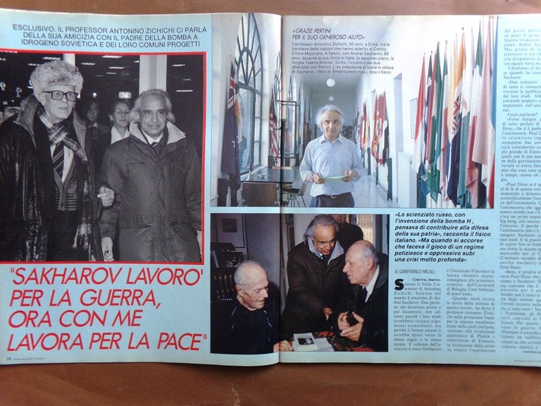 La Domenica del Corriere 9 Marzo 1989 Grillo Sinagra Maradona …