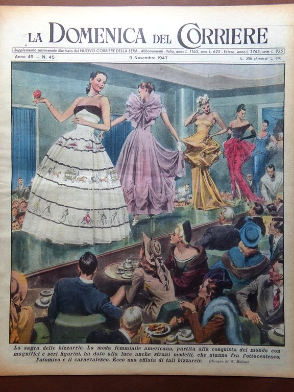 La Domenica del Corriere 9 Novembre 1947 Stolz Vienna Diario … | Immagine Gallery 1