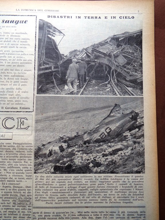 La Domenica del Corriere 9 Novembre 1947 Stolz Vienna Diario …