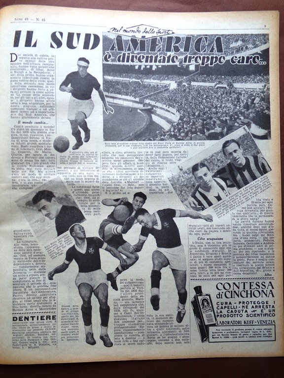 La Domenica del Corriere 9 Novembre 1947 Stolz Vienna Diario …