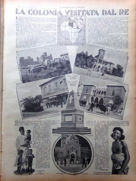 La Domenica del Corriere 9 Ottobre 1932 Rex Cervino Artico …