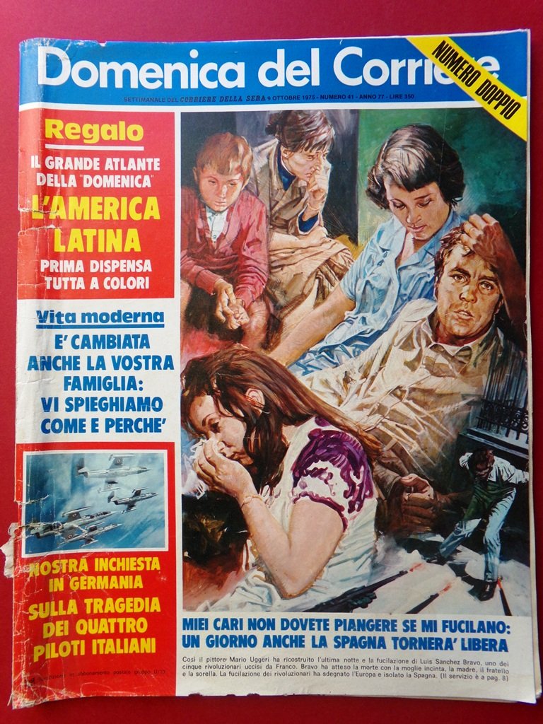 La Domenica del Corriere 9 Ottobre 1975 San Francesco Dean …