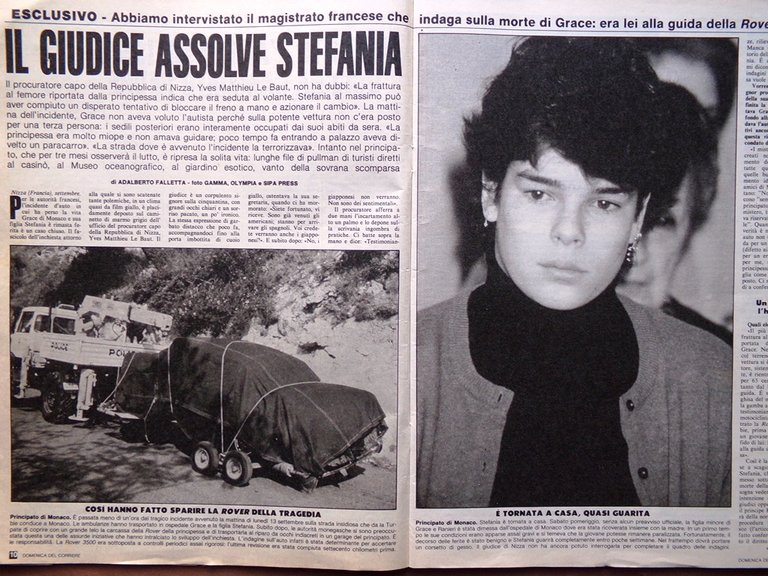 La Domenica del Corriere 9 Ottobre 1982 Vitale Stefania Monaco …