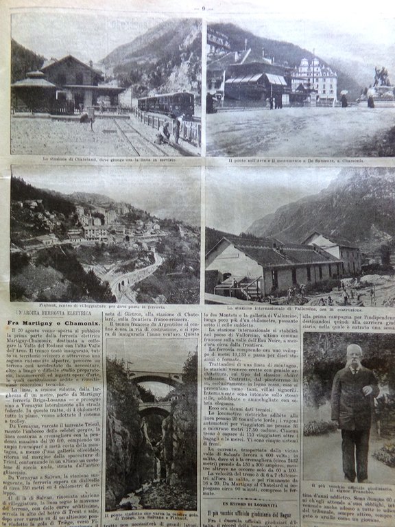 La Domenica del Corriere 9 Settembre 1906 Guerison Meteorite in …