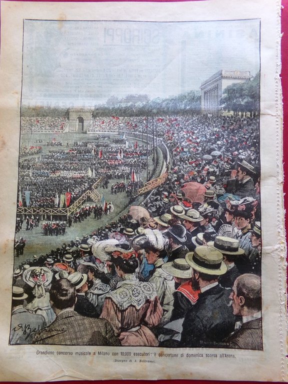 La Domenica del Corriere 9 Settembre 1906 Guerison Meteorite in …