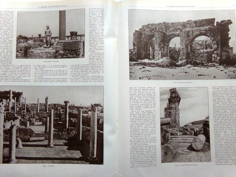 La Grande Illustrazione d'Italia Aprile 1926 Miramar Borboni Sahara Fiera …