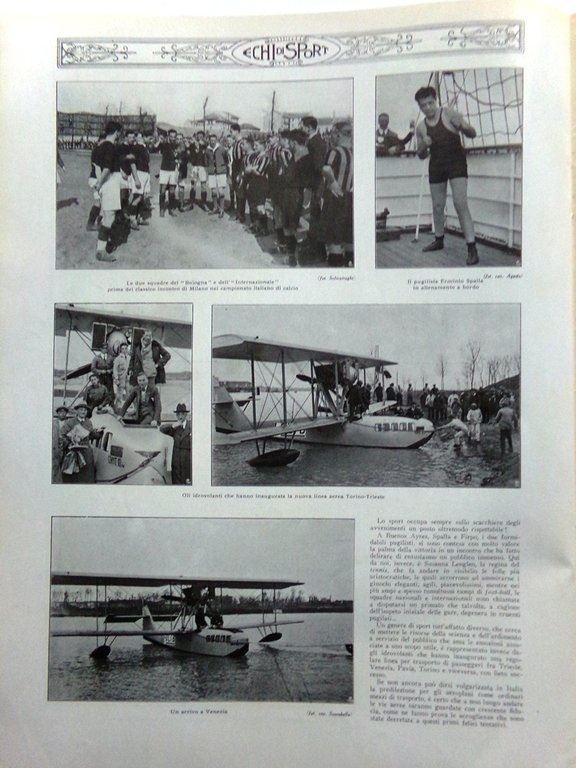 La Grande Illustrazione d'Italia Aprile 1926 Miramar Borboni Sahara Fiera …