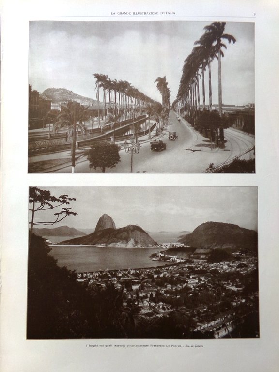 La Grande Illustrazione d'Italia Aprile 1926 Miramar Borboni Sahara Fiera …