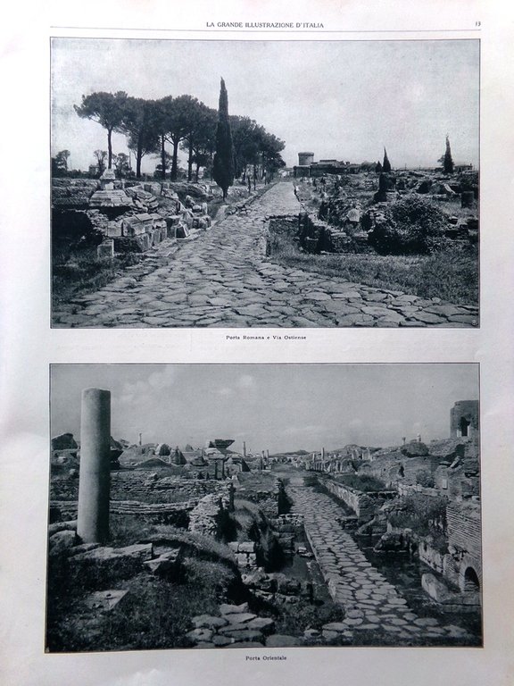 La Grande Illustrazione d'Italia Gennaio 1926 Morte Margherita Savoia Mussolini