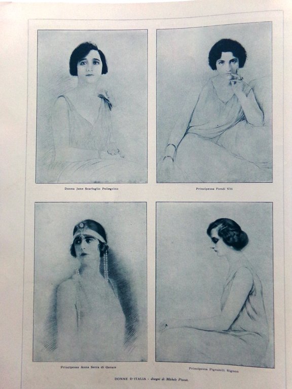 La Grande Illustrazione d'Italia Giugno 1926 Parco di Caserta Marconi …