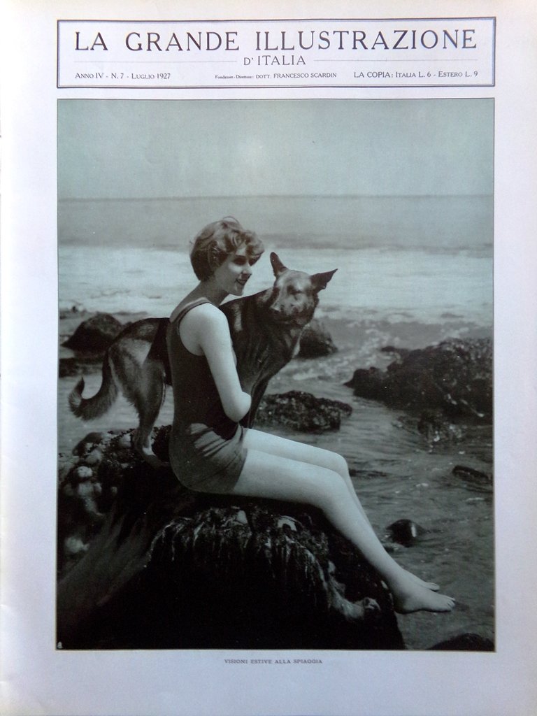 La Grande Illustrazione d'Italia Luglio 1927 De Pinedo Morelli Carducci …