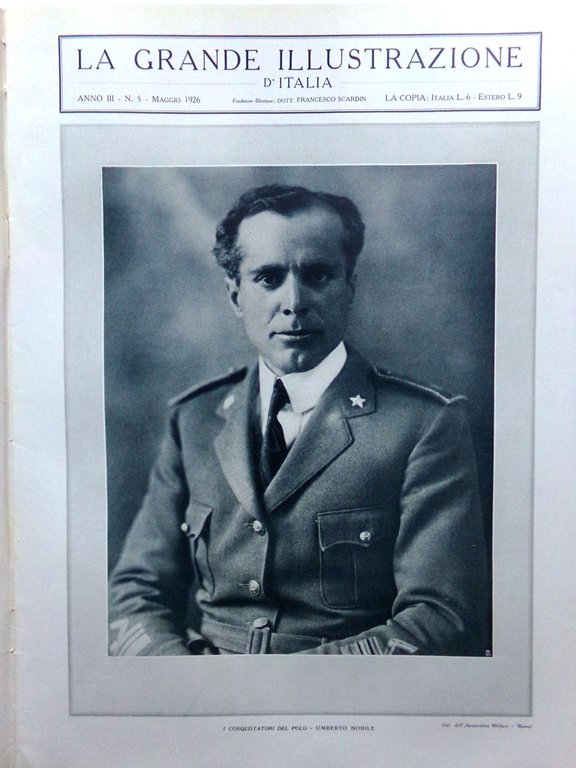La Grande Illustrazione d'Italia Maggio 1926 Riviera Ponente Norge Nobile …