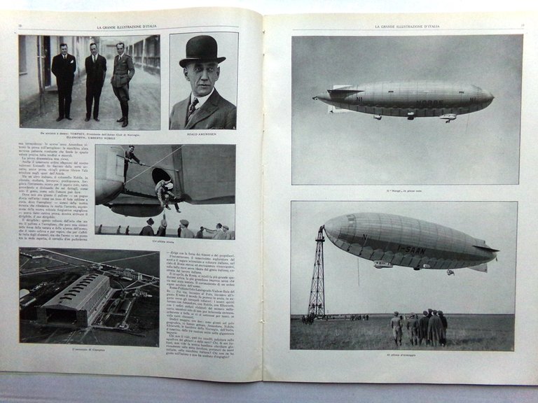 La Grande Illustrazione d'Italia Maggio 1926 Riviera Ponente Norge Nobile …