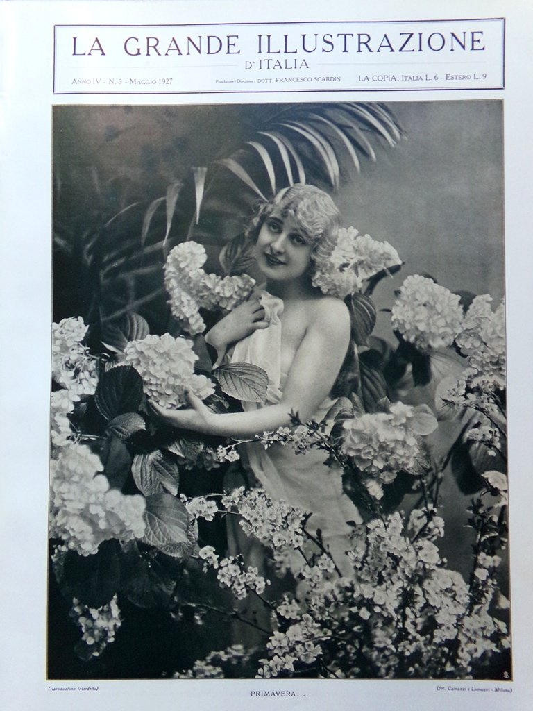 La Grande Illustrazione d'Italia Maggio 1926 Riviera Ponente Norge Nobile …