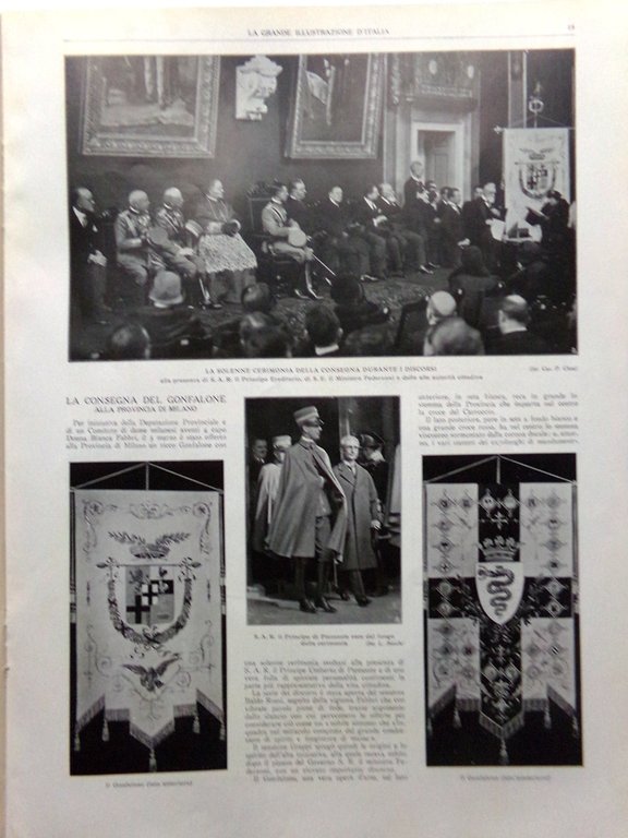 La Grande Illustrazione d'Italia Marzo 1926 Milano Rubinstein Tripoli Vaticano