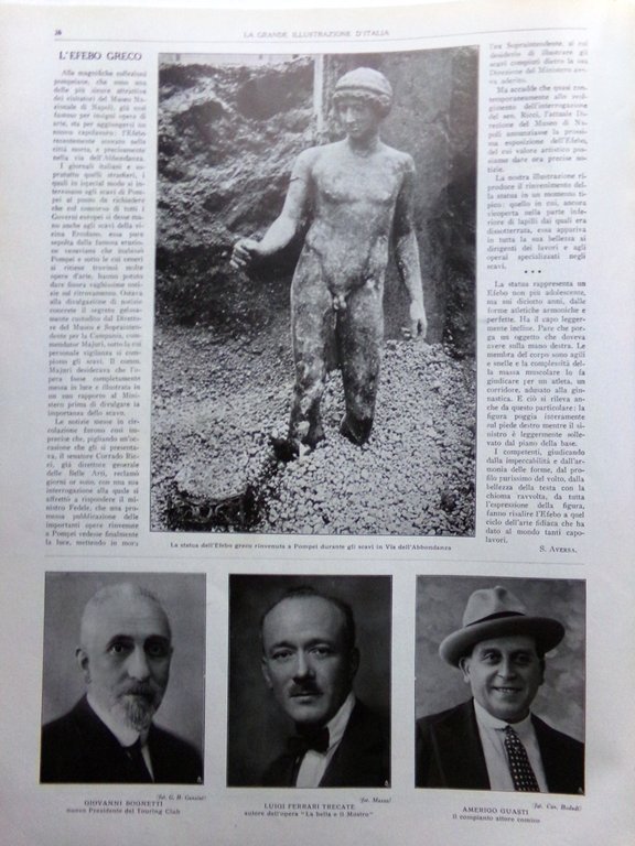 La Grande Illustrazione d'Italia Marzo 1926 Milano Rubinstein Tripoli Vaticano