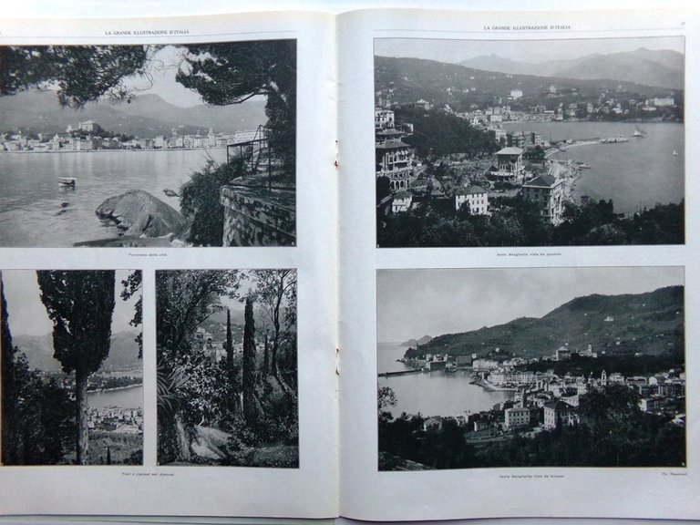 La Grande Illustrazione d'Italia Ottobre 1926 Bernina Santa Margherita Beethoven