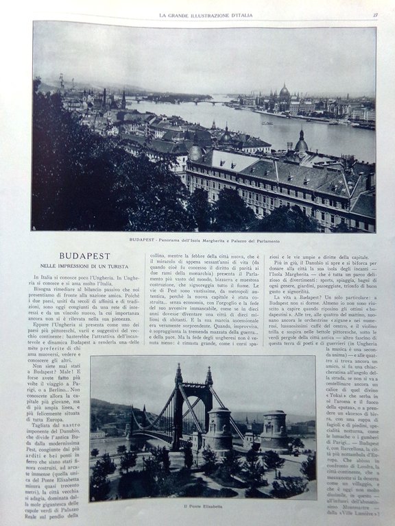 La Grande Illustrazione d'Italia Settembre 1927 Edison Galli Pirandello Venezia
