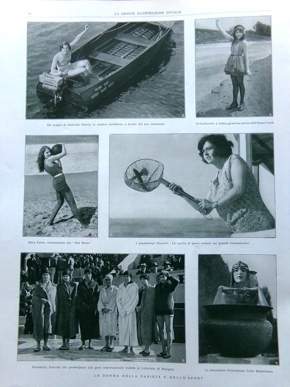 La Grande Illustrazione d'Italia Settembre 1927 Edison Galli Pirandello Venezia