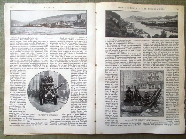 La Lettura del Gennaio 1920 Taj Mahal Reno Simboli Elettorali …