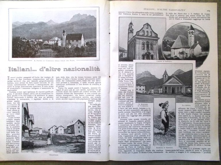 La Lettura del Marzo 1920 Offenbach Rodin Braschi Aviazione Kossuth …