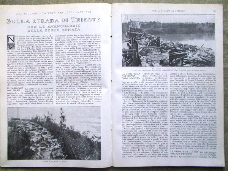 La Lettura del Novembre 1920 Absburgo Gambetta Toscanini Mosca Panizzi …