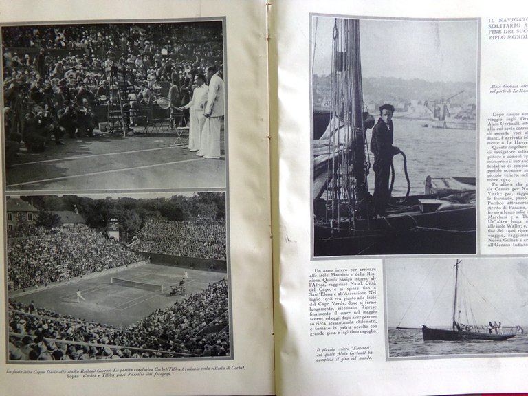 La Rivista illustrata Agosto 1929 Rodi Torchiara Rossini Aviazione Morgagni …