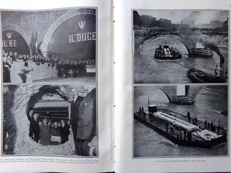 La Rivista illustrata Dicembre 1929 Missione Brezzi Arpinati Zago Fotodinamica