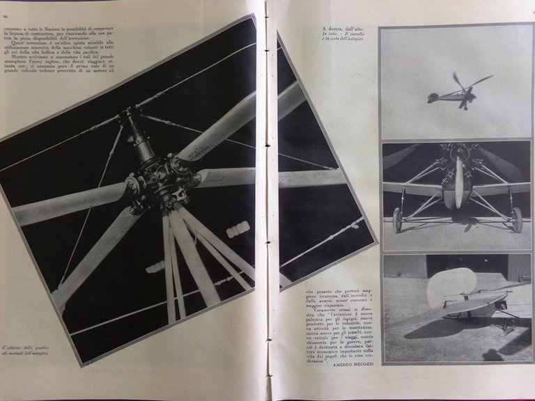 La Rivista illustrata Febbraio 1929 Patti Lateranensi Guanabara Perugia Autogiro