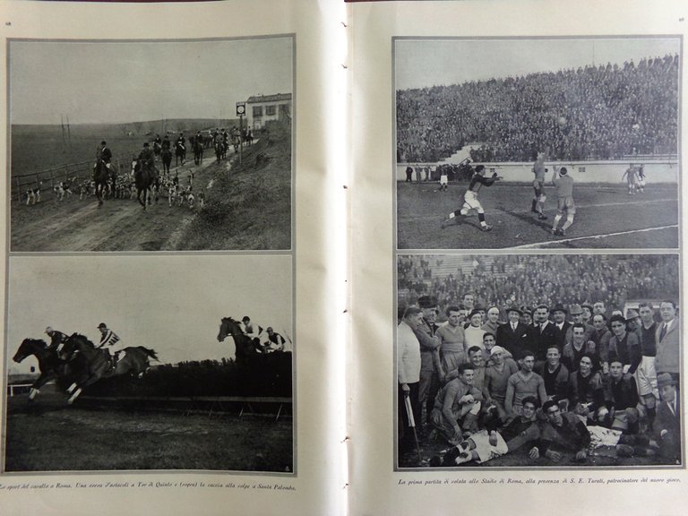 La Rivista illustrata Gennaio 1929 Pievi Corridoni Masaccio Aviazione Nikko …