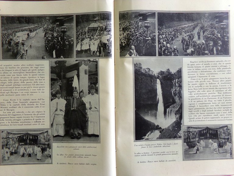 La Rivista illustrata Gennaio 1929 Pievi Corridoni Masaccio Aviazione Nikko …