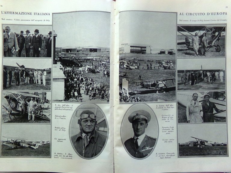 La Rivista illustrata Settembre 1929 Coppa Schneider Florio Gimignano Sansovino