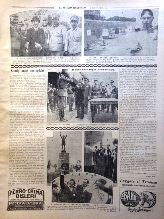 La Tribuna Illustrata 1 Agosto 1926 Formia Effetti Cinema Coppa … | Immagine Gallery 2